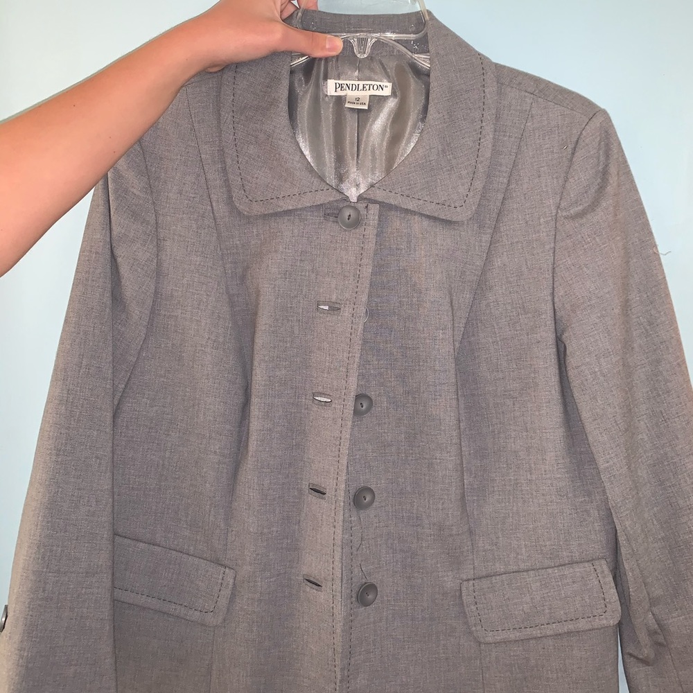 Women’s Grey Pendleton Blazer